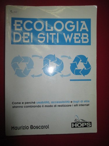 Libro ecologia dei - siti, web"