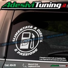 Adesivo Tondo Alimentata a