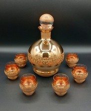 Antico Set Da Liquore In Oro