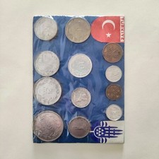 ? Numismatica • Turchia • Serie Lira turca • Blister con 12 monete circolate