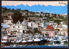 Italia Sicilia - Catania, veduta di Aci Trezza con il porto peschereccio