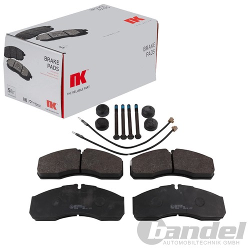 Kit pastiglie freno assale - kit, nk