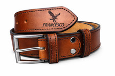 CINTURA UOMO IN CUOIO