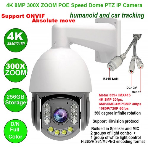 Telecamera audio ptz - audio, 4k