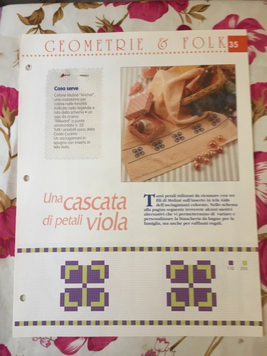 Schema punto croce ricamo - croce,