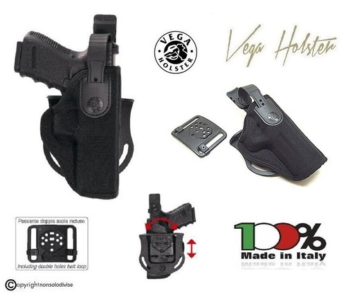 Fondina cordura nera - fondina,