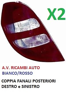 Coppia stop posteriore fanali - coppia,