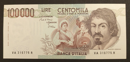 100000 lire 1983 fds - lire,