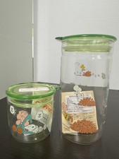 Set di 2 contenitori in vetro