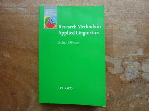 Research methods applied - methods, in