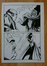 ULULA tavola originale artwork ROMANINI 138/93 Dottor Destino Doctor Doom