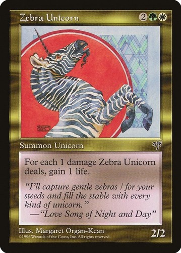 Zebra unicorno mir mtg - #,