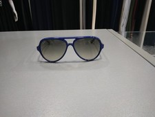 Ray-Ban Rb4125 Cats 5000 Blu E Grigio Lenti Scure Ottime Condizioni C909