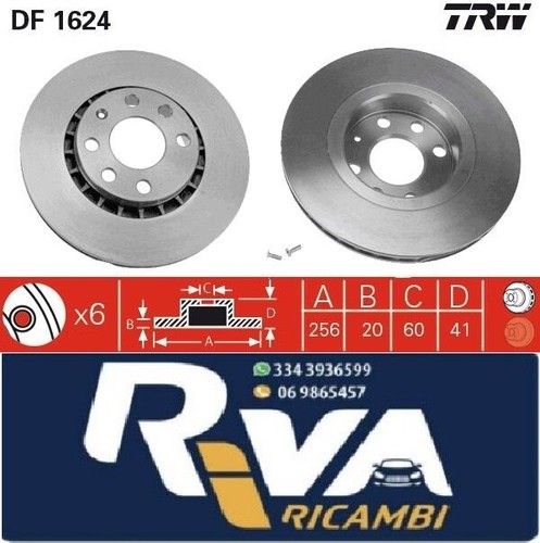Coppia kit dischi freno - coppia,