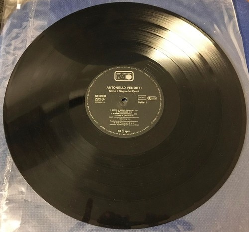 Antonello venditti sotto - lp antonello,