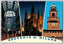 Postcard Souvenir Di Milano
