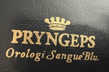 🔴 PRYNGEPS porta garanzia orologio portagaranzia Sangue blu pelle metallo C