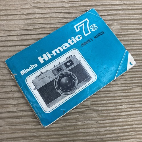 Minolta matic libretto - hi,