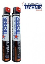 2x cartuccia gas rosso per