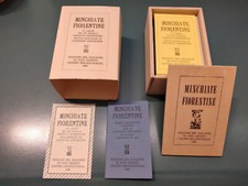 CARTE DA GIOCO MINCHIATE FIORENTINE ARIENTI + box 1980 c. raro ed. numerata