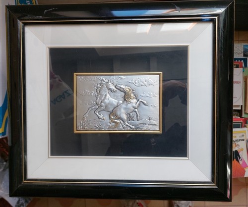 Quadro cavalli lastra d - cavalli, d'