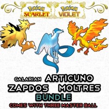 Shiny galarian articuno zapdos - galarian,