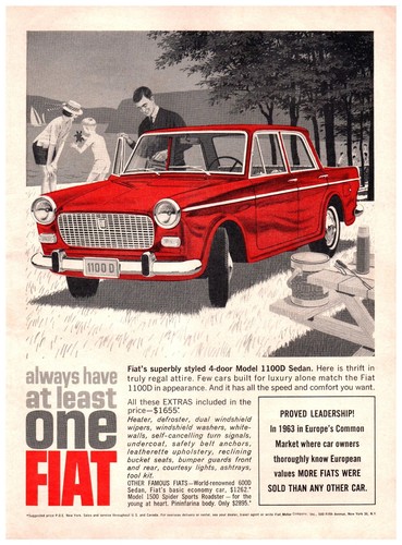 Pubblicità fiat 1100d - fiat,