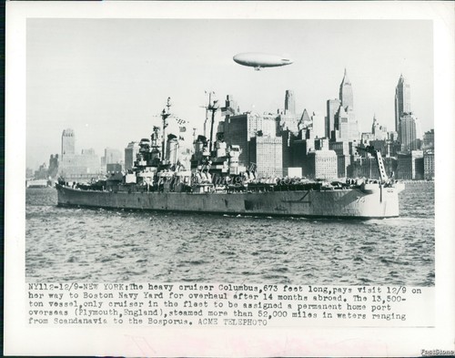 1949 heavy cruiser columbus - cruiser, to