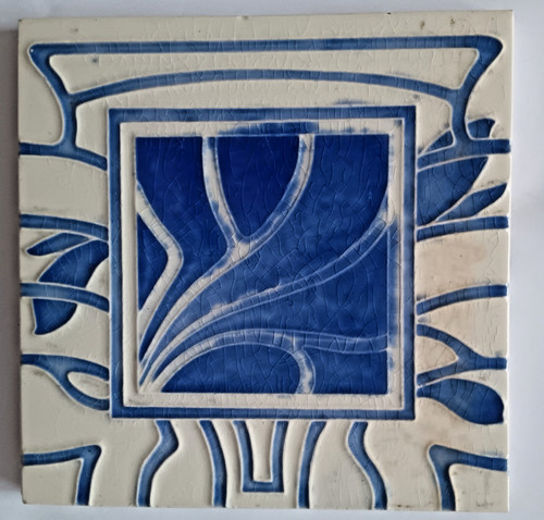 Piastrella art nouveau - art,