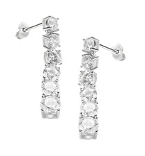 Stroili tennis earrings silver - stroili,