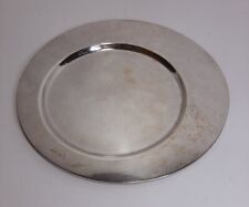 Piatto Natale 84 CLETO MUNARI Siler Plated Design GIO PONTI Firmato cm 22