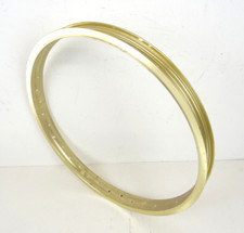 Cerchio alluminio oro chiaro bici BMX vecchia scuola 20" 80 36H NOS marcato WH-140-D11