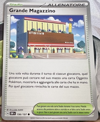 Carta pokemon ossidiana - carta,