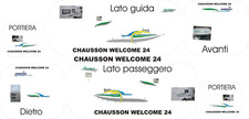 Adesivi per camper chausson