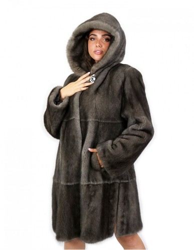 Cappotto orizzontale pelle - cappotto,