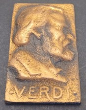 CB- PLACCA METALLICA - OTTICA MEDIOLI PARMA - GIUSEPPE VERDI - GTTS148