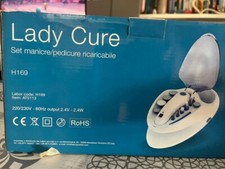 Lady Cure, Set Manicure E Pedicure Ricaricabile.  Mai Usato Come Nuovo