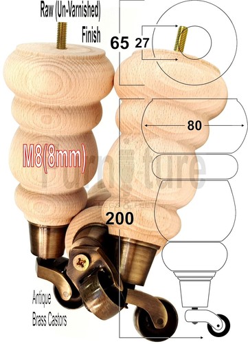 Gamba ruota mobili - 4x,
