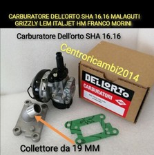 CARBURATORE DELL'ORTO PER MALAGUTI GRIZZLY LEM ITALJET KTM Motore FRANCO SHA 16
