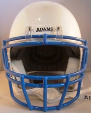 Casco Da Calcio Adams Y4-Elite II, Large, Con ROPO-XL, Blu Reale
