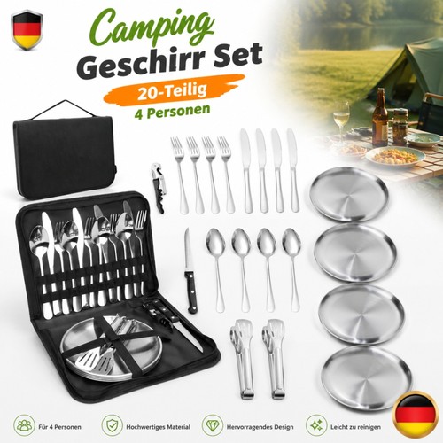 Set stoviglie campeggio - set, 20