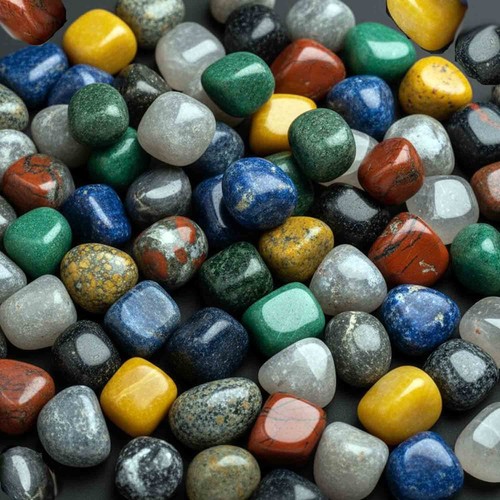 Pietre dure burattate miste - pietre,