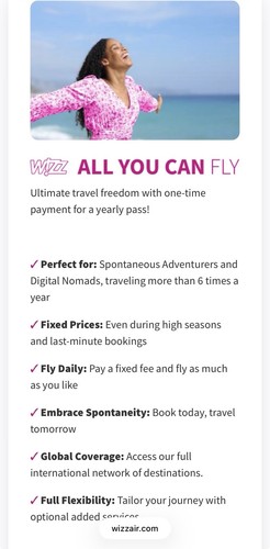 Abbonamento wizz air all you - abbonamento,