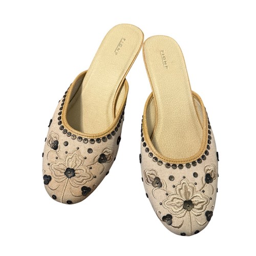 Fioni donna beige - , ricamato