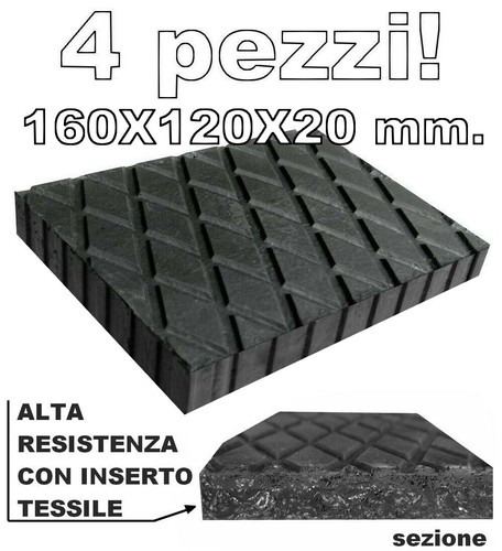 Pezzi tamponi gomma ponti - 4,