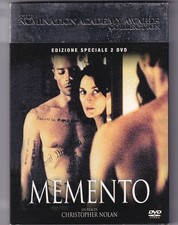 Memento DVD Christopher Nolan Slipcover Rara Edizione Speciale 2 Dischi