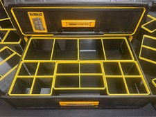 Dewalt Tough System Contenitore Organizzatore 2 Cassetti Compatibile PETG NERO GIALLO Divisorio