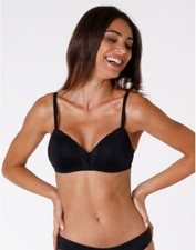 LOVABLE REGGISENO SENSUAL TOUCH 14152 SENZA FERRETTO NERO BIANCO NUDO COPPA C