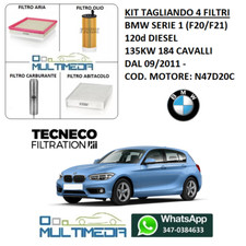 KIT TAGLIANDO 4 FILTRI TECNECO