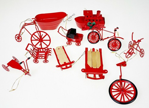 Pezzi metallo rosso - 11,